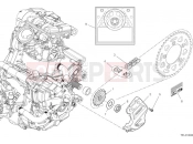DUCATI 2025 Monster Plus Front sprocket & chain