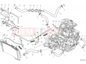 DUCATI 2025 Monster Plus Cooling circuit