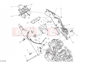 DUCATI 2025 Monster Plus Rear frame compartment