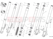 DUCATI 2025 Scrambler Icon Dark Front fork