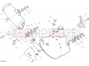 DUCATI 2025 Scrambler Icon Dark Exhaust silencer