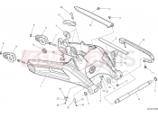 DUCATI 2025 Scrambler Full Throttle Rear swingarm