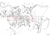 DUCATI Multistrada V2 Cooling circuit