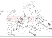 DUCATI Multistrada V2 Left footrests