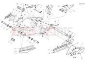 DUCATI 2025 Multistrada V4 Rally Rear swingarm