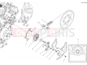 DUCATI 2025 Multistrada V4 S Front sprocket & chain