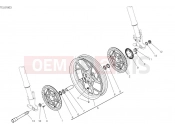 DUCATI 2025 Multistrada V4 S Front wheel (cast)