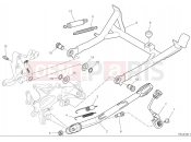 DUCATI 2025 Multistrada V4 S Side stand & center stand