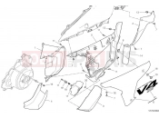 DUCATI 2025 Multistrada V4 S Frame cover, left side