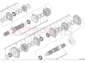 DUCATI 2025 Scrambler Nightshift Gear box