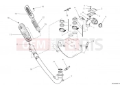 DUCATI 2025 Scrambler Nightshift Exhaust pipe assy