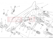 DUCATI 2025 Scrambler Nightshift Left footrests