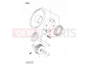 8 - STARTER CLUTCH - Suzuki DL1000 K9 (2009) V-Strom (E02,E19,E24)