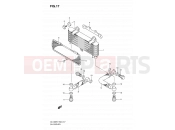 17 - OIL COOLER - Suzuki DL1000 K9 (2009) V-Strom (E02,E19,E24)