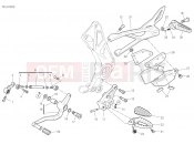 DUCATI 2019  Diavel 1260 FOOTRESTS, LEFT