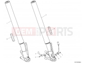 DUCATI 2019  Diavel 1260 FRONT FORK