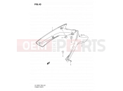 43 - FRAME COVER - Suzuki DL1000 K9 (2009) V-Strom (E02,E19,E24)
