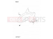 44 - FRONT FENDER - Suzuki DL1000 K9 (2009) V-Strom (E02,E19,E24)