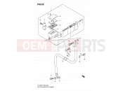 62 - CLUTCH MASTER CYLINDER - Suzuki DL1000 K9 (2009) V-Strom (E02,E19,E24)