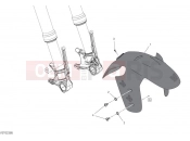 DUCATI 2022 Multistrada V4 Pikes Peak Front Mudguard