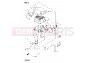 13 - AIR CLEANER - Suzuki DL650A K8 (2008) V-Strom (E02,E19,E24,E37)