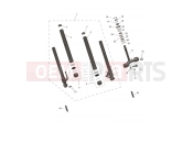 Triumph 2025 Scrambler 400 X front forks