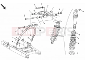 DUCATI 1994 Monster 900 REAR SHOCK ABSORBER » SWING ARM