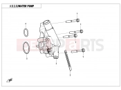 WATER PUMP - E08 - CFMOTO 450 SR S (CF400-9F [EU5] ) 2023