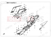 CFMOTO 2025 MOTORCYCLE 450 SR S (CF400-9F [EU5] ) PLASTICS 5 - F04-5