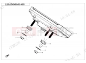 CFMOTO 2025 MOTORCYCLE 450 SR S (CF400-9F [EU5] ) DASHBOARD - F17