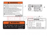 CFMOTO 2025 MOTORCYCLE 450 SR S (CF400-9F [EU5] ) LABEL - F19-1