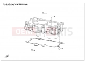 CFMOTO 2025 MOTORCYCLE 450 SR S (CF400-9F [EU5] ) CYLINDER HEAD(3) - E02-4