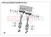CFMOTO 2025 MOTORCYCLE 450 SR S (CF400-9F [EU5] ) CRANKSHAFT @^CONNECTING ROD(1) - E04-1