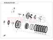 CFMOTO 2025 MOTORCYCLE 450 SR S (CF400-9F [EU5] ) CLUTCH(FCC) - E05-A
