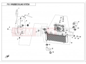 CFMOTO 650 MT (CF650-3) COOLING SYSTEM - F18