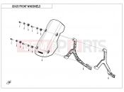 CFMOTO CFORCE 1000 (CF1000ATR-2A) FRONT WINDSHIELD(OVERLAND) - F80-1