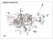 CFMOTO CFORCE 1000 (CF1000ATR-2A) LEFT CRANKCASE ASSY - E01-1