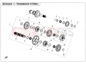 CFMOTO CFORCE 1000 (CF1000ATR-2A) TRANSMISSION SYSTEM(1) - E06-1