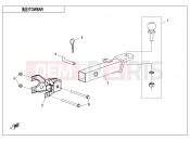 CFMOTO 2025 ATV CFORCE 1000 (CF1000AU-2) TOWBAR(PIN SHAFT CONNECTION) - F40-A