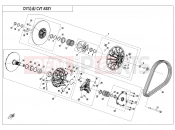 CFMOTO 2025 ATV CFORCE 1000 (CF1000AU-2) CVT ASSY - E05-A-V1