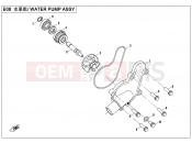 WATER PUMP ASSY - E08 - CFMOTO CFORCE 450 (CF400ATR-2L [T3a] ) 2017