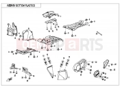 BOTTOM PLASTICS - F04-4-V2 - CFMOTO CFORCE 450 (CF400AU) 2019