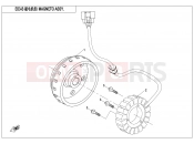 CFMOTO 2021 ATV CFORCE 450 (CF400AU-A) MAGNETO STATOR ASSY(HIGH POWER) - E03-B