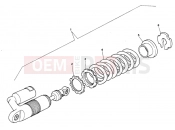 DUCATI 1993 Supersport 400 SS REAR SHOCK ABSORBER » SWING ARM