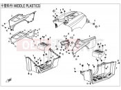 MIDDLE PLASTICS - F04-2 - CFMOTO CFORCE 450 (CF400AU-L) 2021