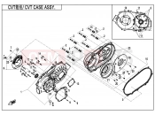 CVT CASE ASSY. - E01-3 - CFMOTO CFORCE 450 (CF400AU-L) 2021