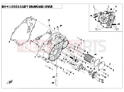 LEFT CRANKCASE COVER ASSY - E01-4 - CFMOTO CFORCE 450 (CF400AU-L) 2021