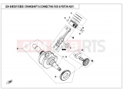CRANKSHAFT @^ CONNECTING ROD @^ PISTON ASSY. - E04-V3 - CFMOTO CFORCE 400 (CF400AU-LF) 2021