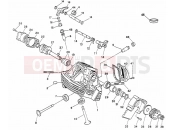 DUCATI 1993 Supersport 400 SS VERTICAL CYLINDER HEAD » VALVE DRIVE