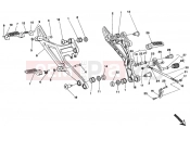 DUCATI 1993 Monster 600 FOOTREST » FRAME
